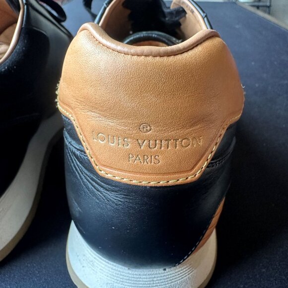 Louis Vuitton Runaway Black Leather Sneakers – Size 7.5 but fits like 8.5 - Picture 10 of 11